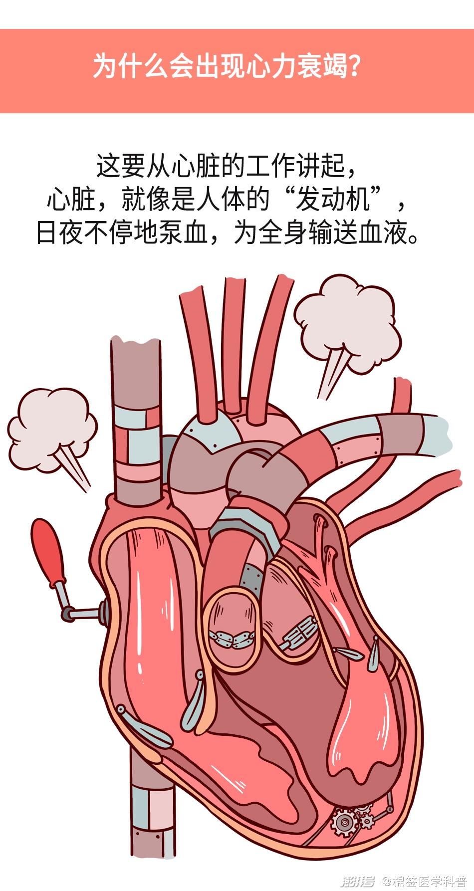 心衰卡通图片