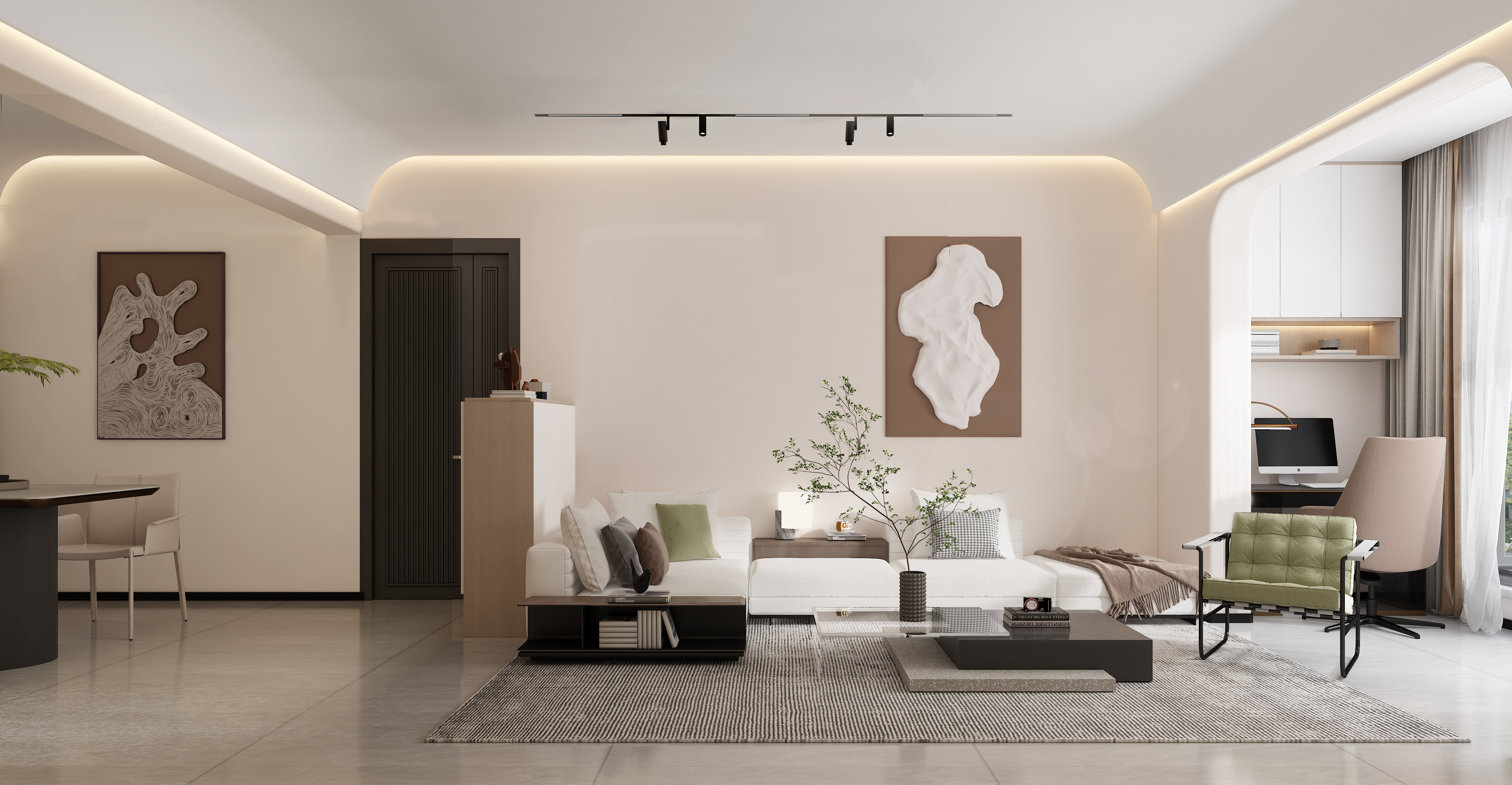 昆明西南海现代风装修设计|场景空间表达情感与生活体验