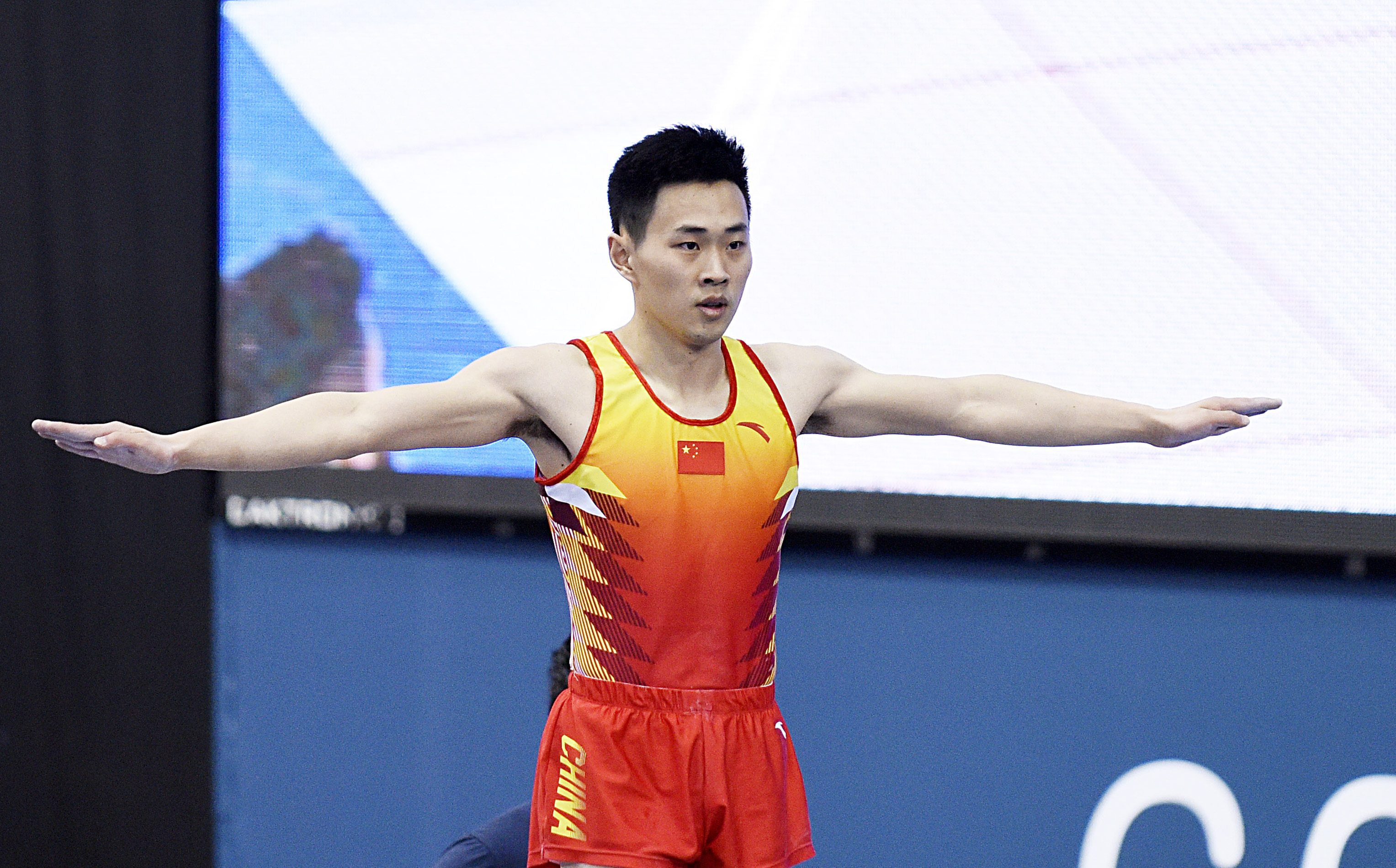 高磊夺得蹦床奥运模拟赛男子网上个人冠军