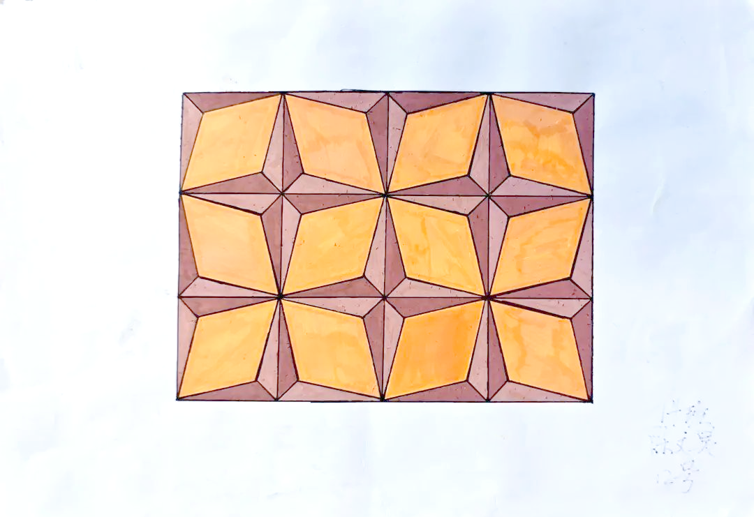 初中数学学科特色作业:创意镶嵌作品大赏