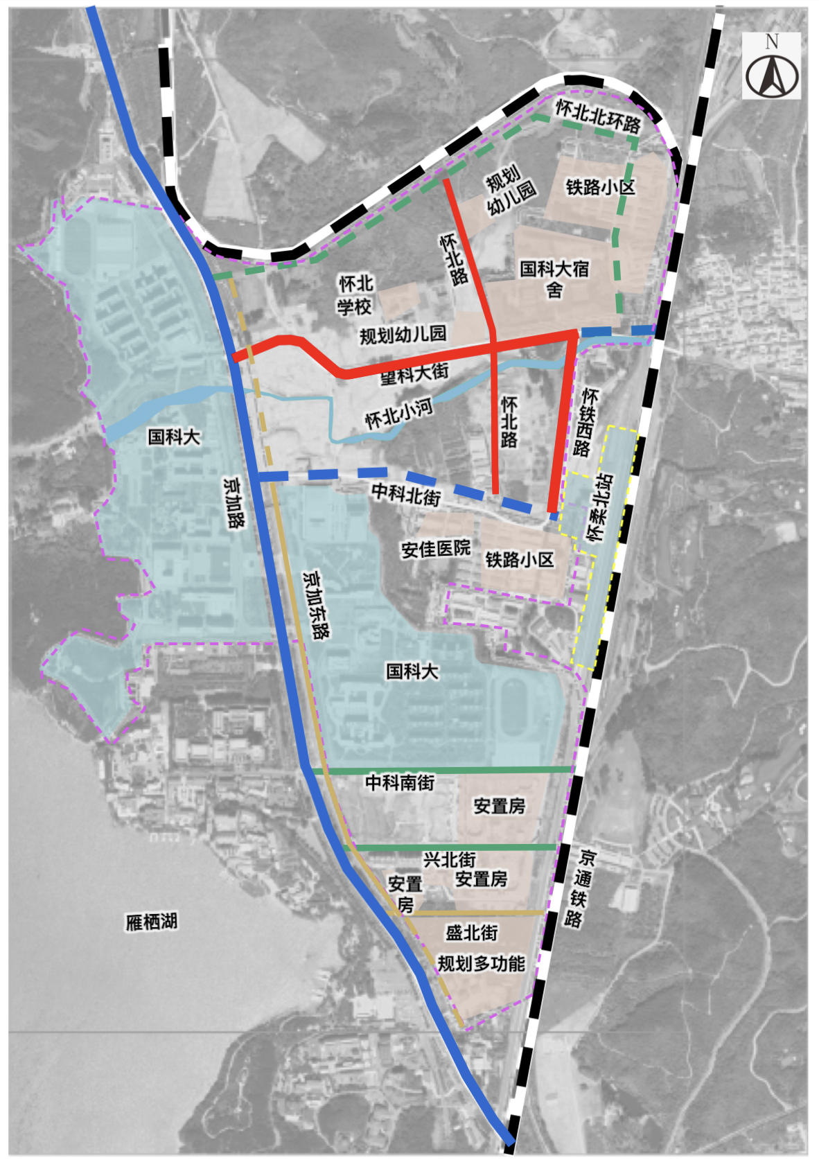 怀柔区杨宋镇规划图图片