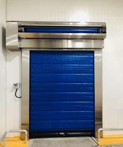 什么是冷库快速门高速保温卷帘门材质