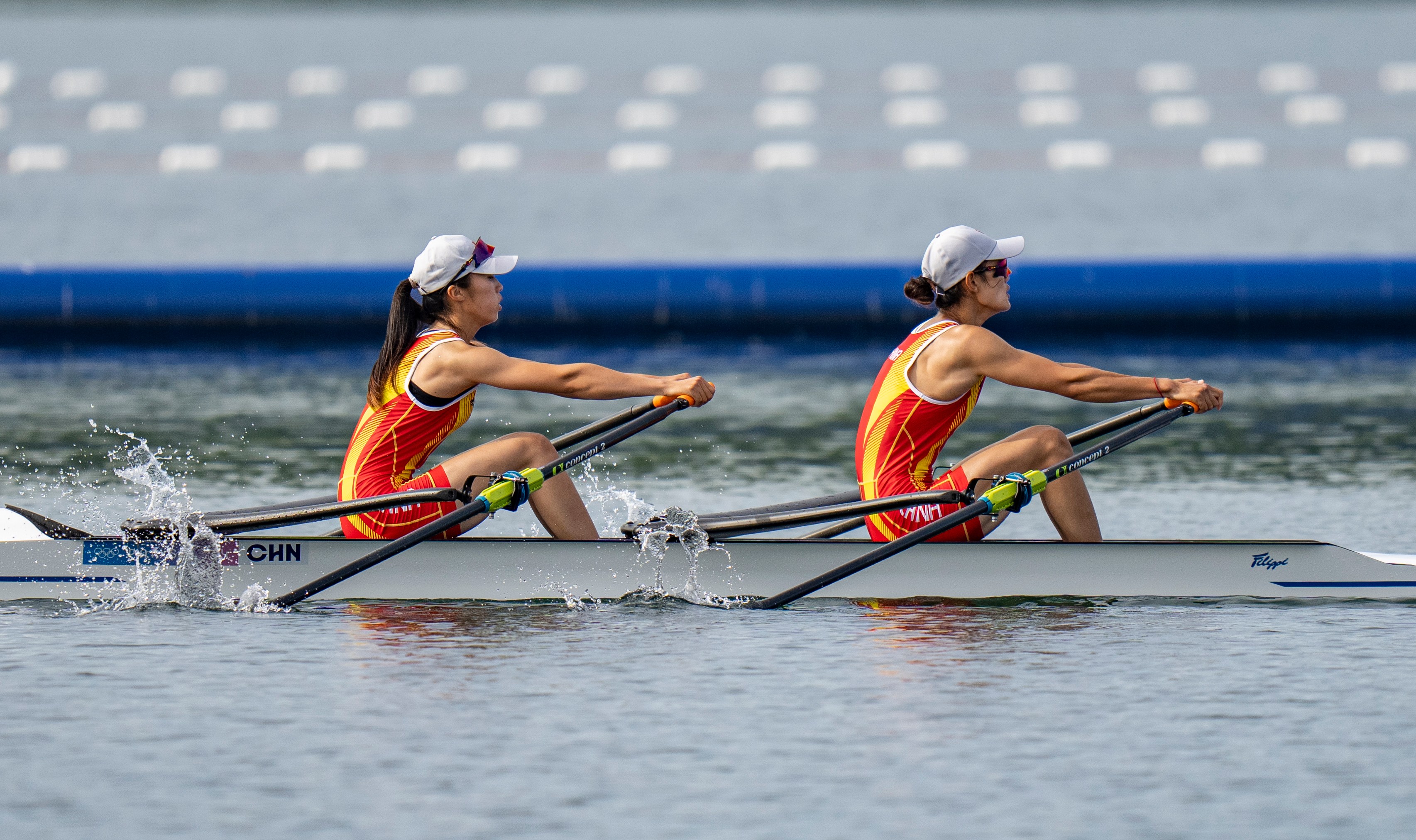 巴黎奥运会丨赛艇——女子轻量级双人双桨c组决赛赛况(2)