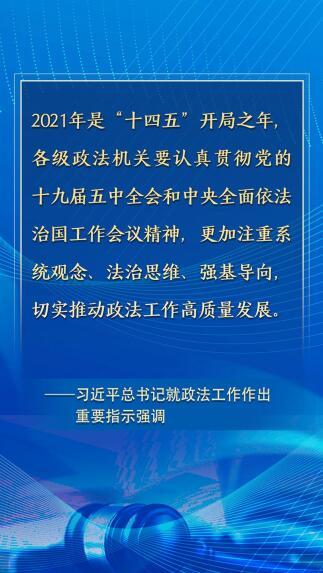 学习网评:推动政法工作高质量发展