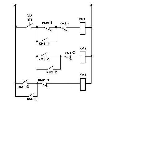 一键启停控制电路电动机一键启停电路图