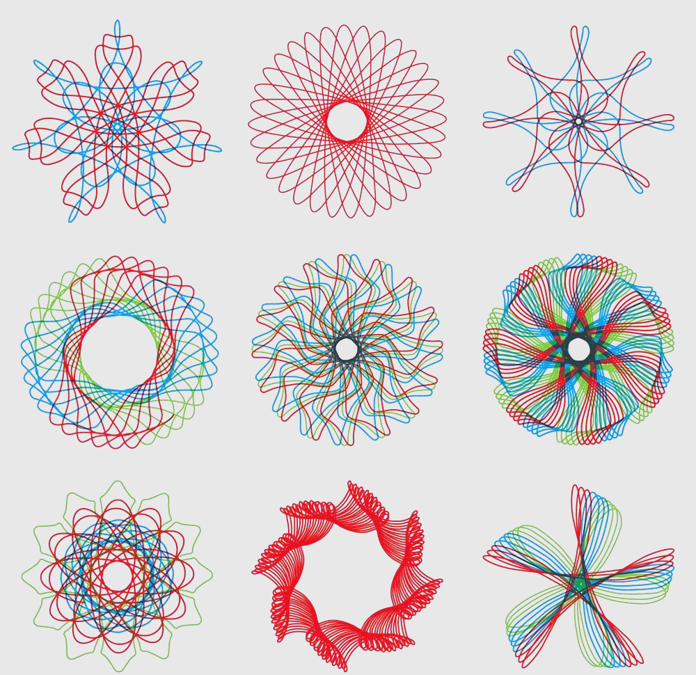 万花尺与繁花曲线:数学与艺术的交融