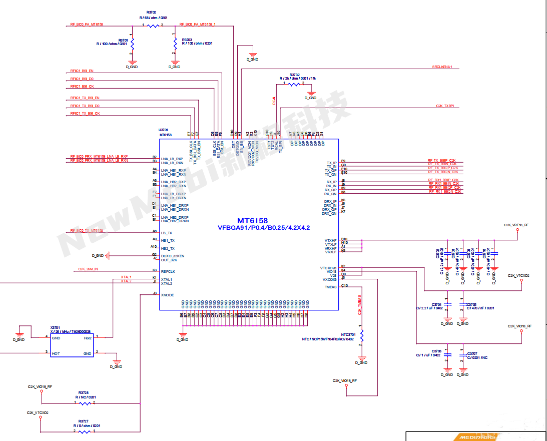 联发科安卓核心板开发板_mtk6737/mt6737系列设计资料电路原理图