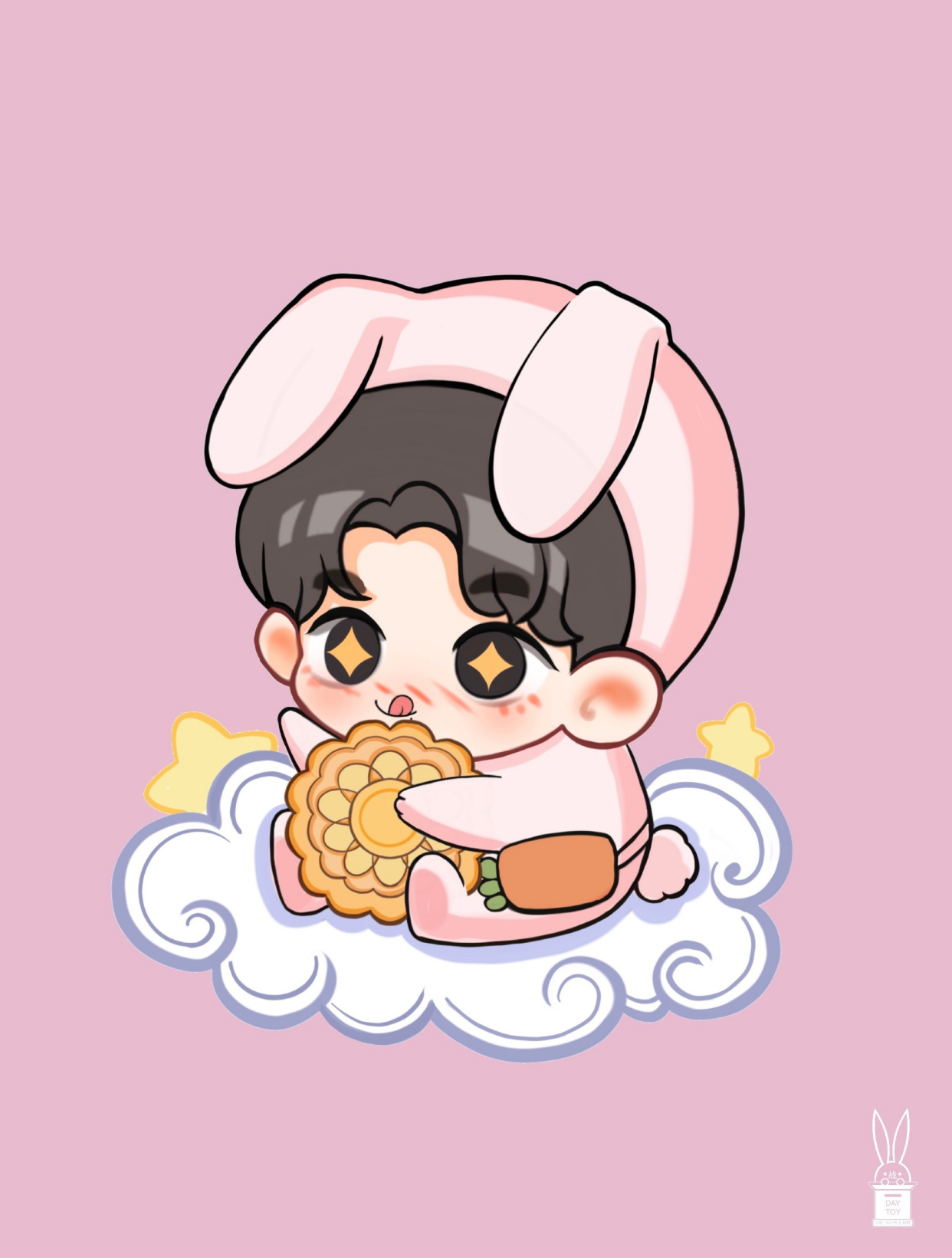 团圆节即将来临!肖战小赞牌月饼上线,源于饭绘贴纸大赛以画抒情