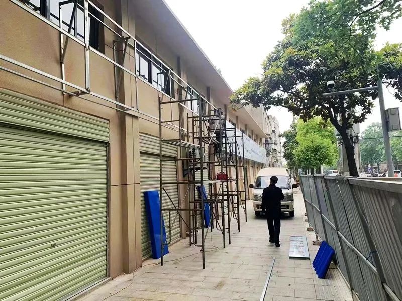 蔡甸街规范户外广告招牌 着力提升城市形象