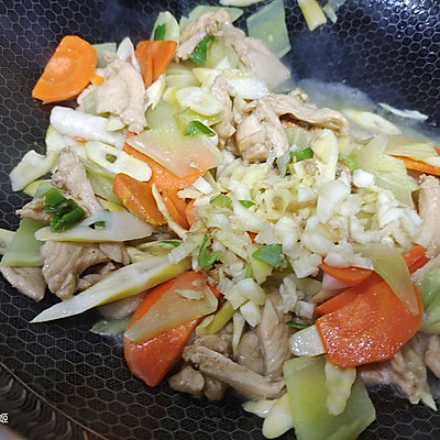 我心中的冬日限定 双笋炒鸡脯