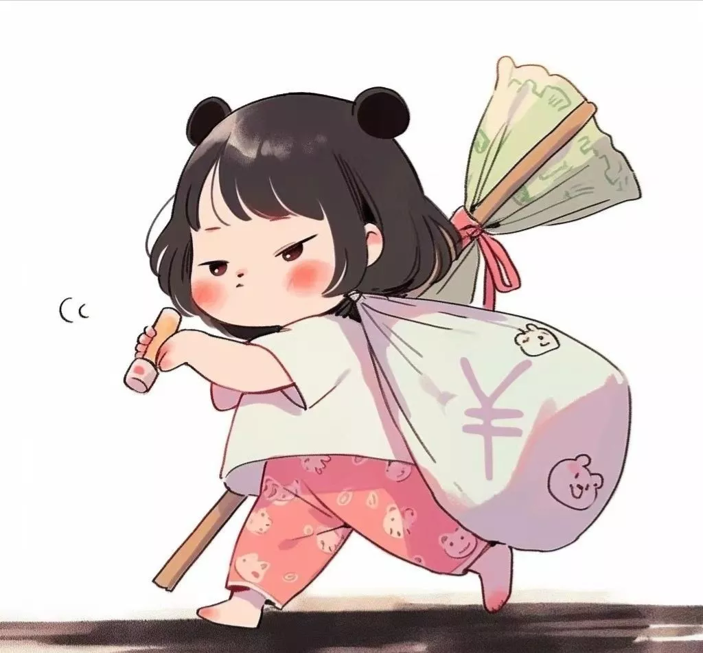 头像分享,努力赚钱,越来越有钱