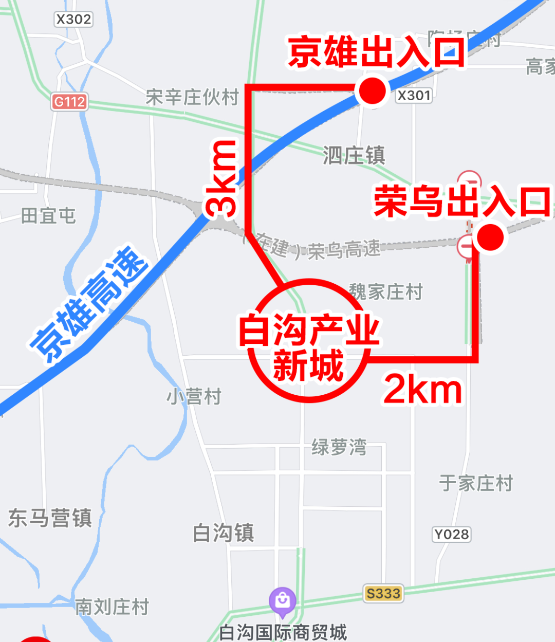 白沟地图 全图图片