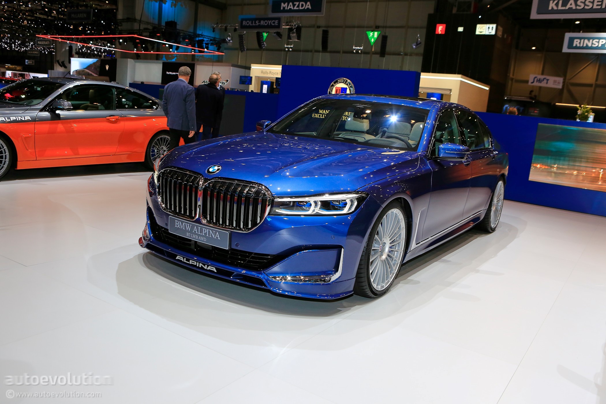 改装版宝马alpina b7以蓝色展现