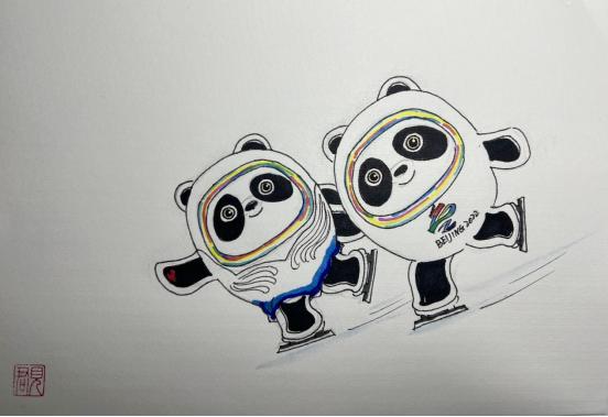 一墩难求静海人实现了冰墩墩自由