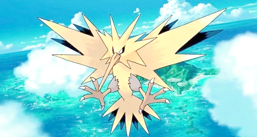 神奇宝贝世界中的电系神兽,实力超强!