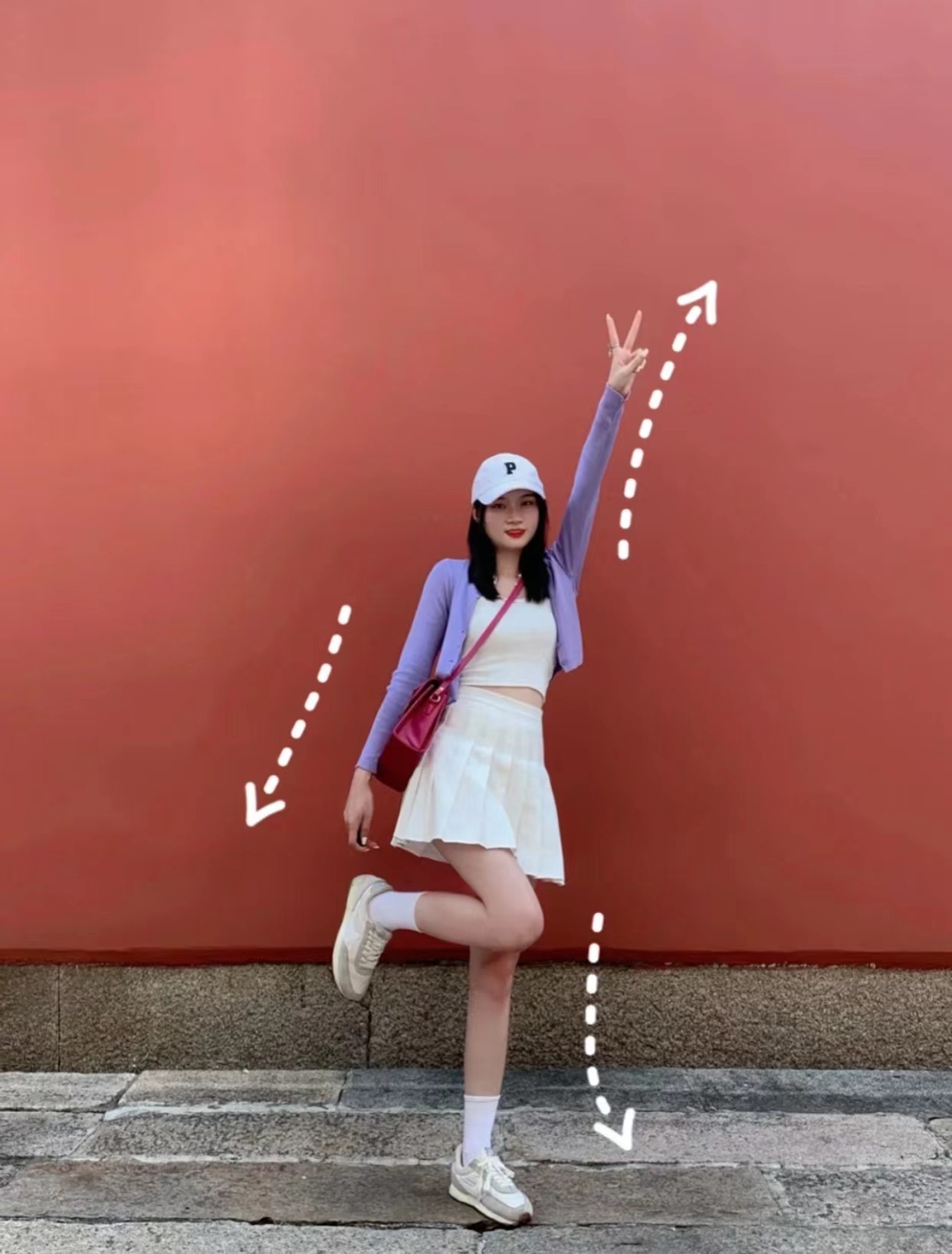 万能全身拍照姿势,显瘦显高显腿长,帮你实现走哪拍哪