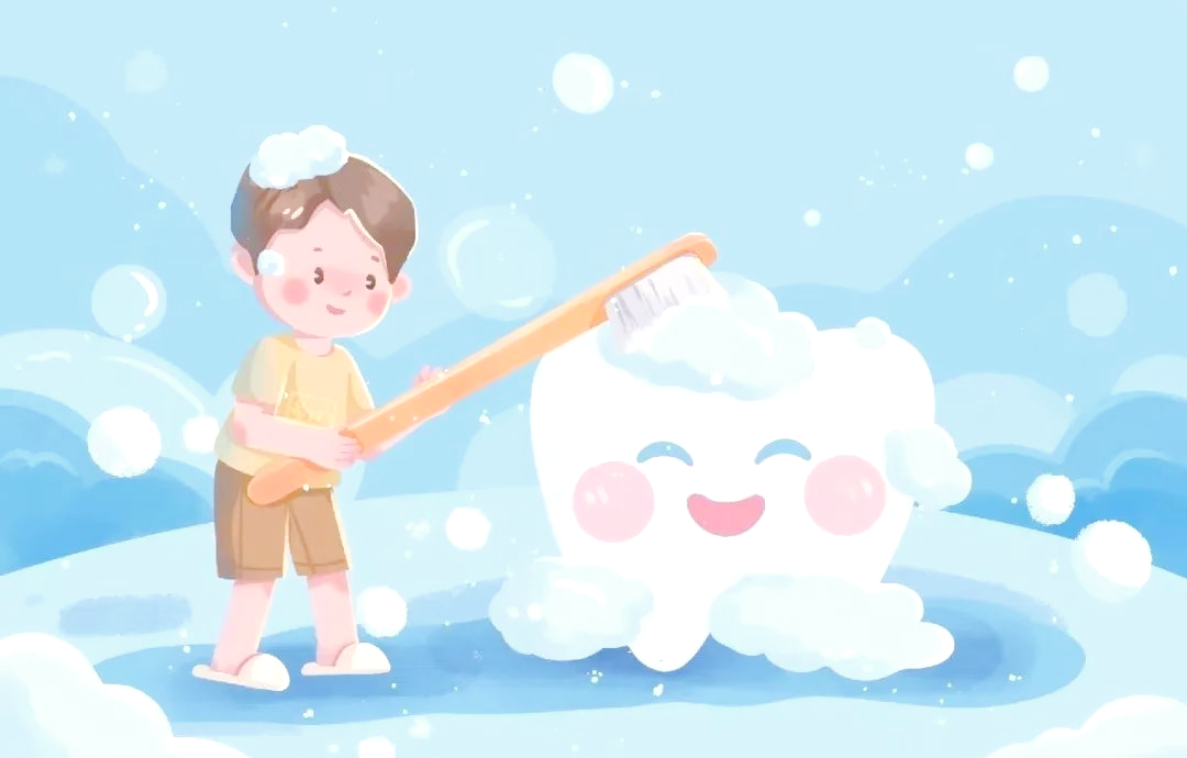 刷牙时的关键注意事项在享受氟化泡沫带来的护齿效果后,我们也不能