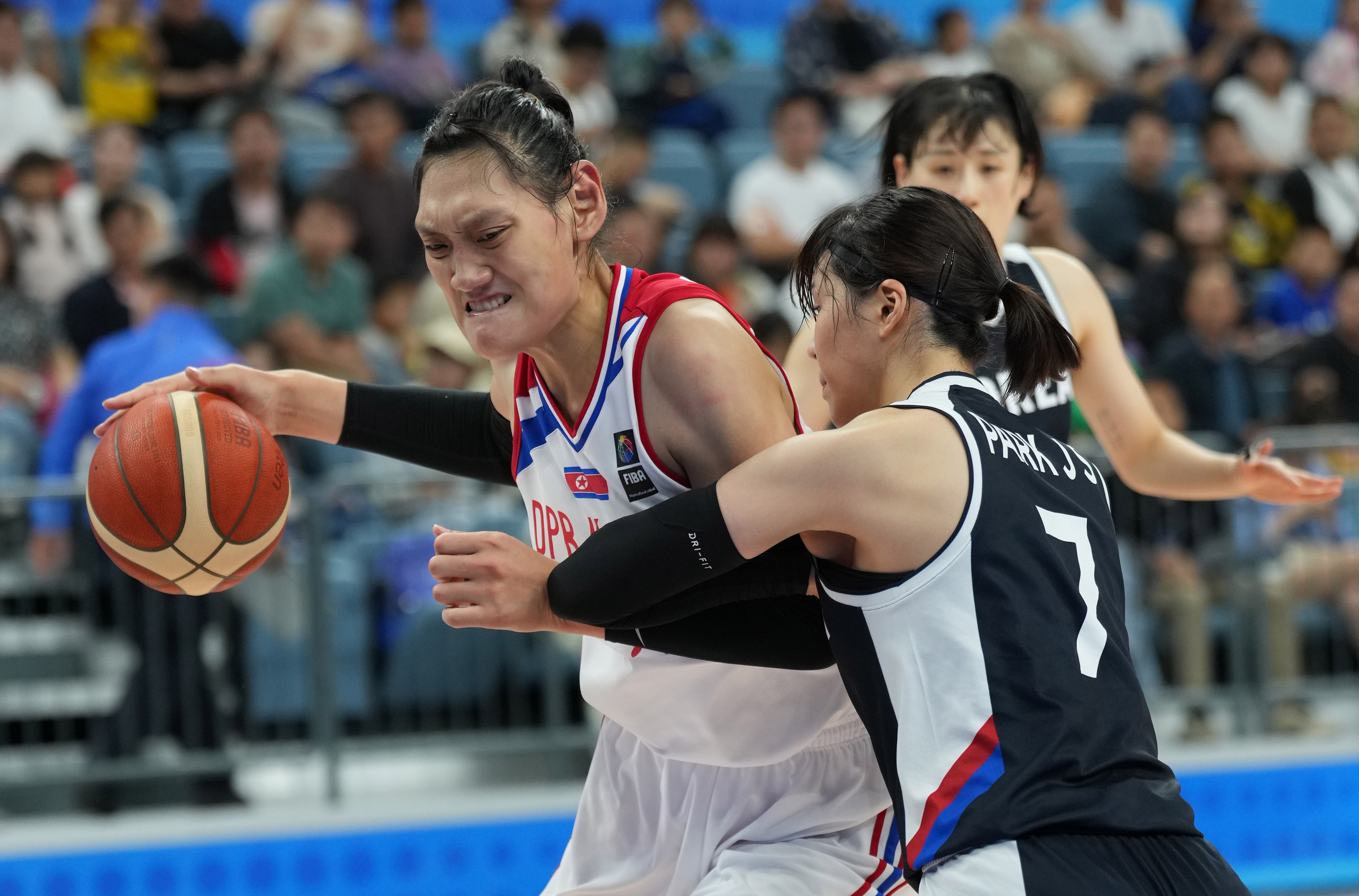 篮球——韩国队获得女子组铜牌