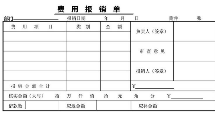 支出凭单怎么填写样本图片