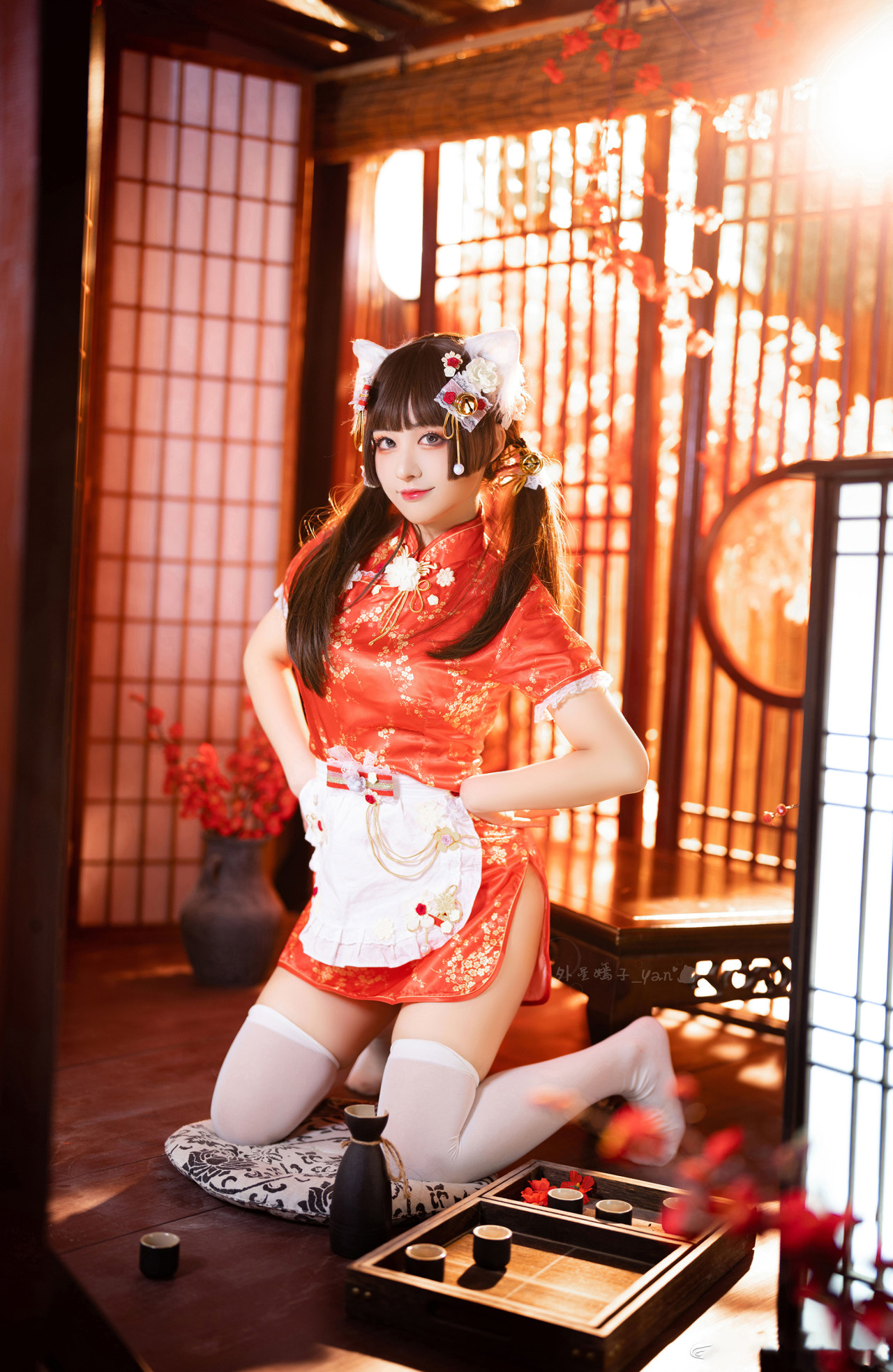 可爱旗袍娘 私影