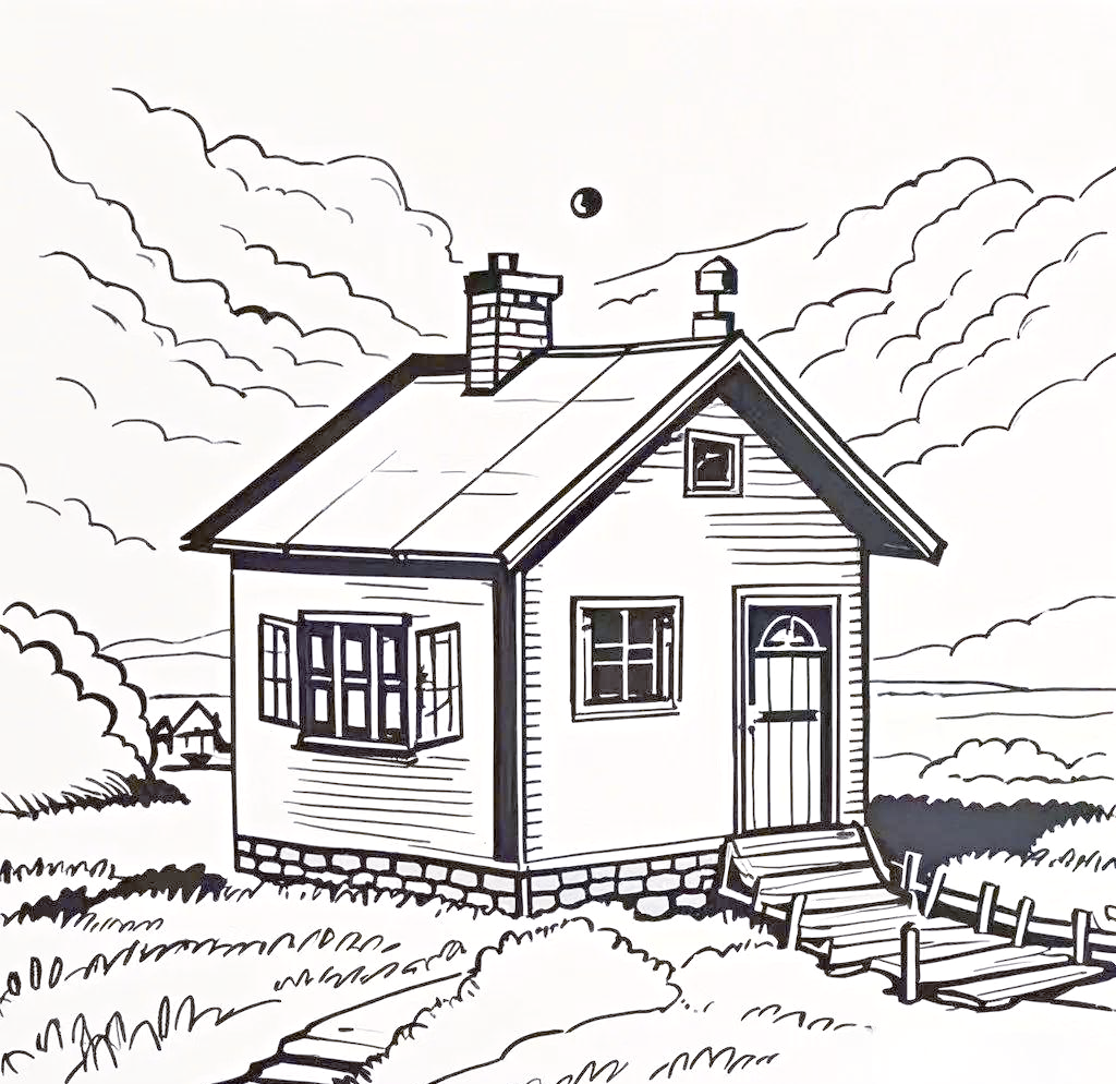 小房子简笔画技巧分享与创作心得