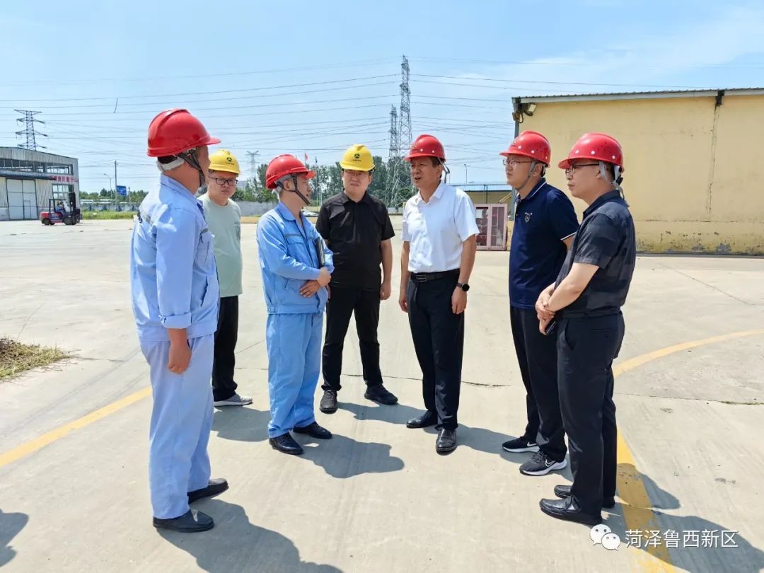 张体信督导企业安全生产工作