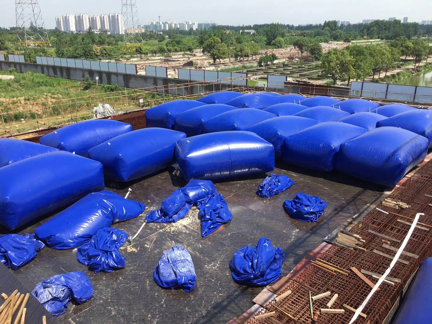 桥梁预压水袋的使用方法