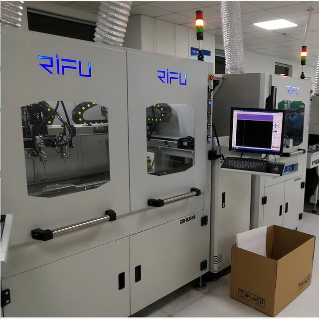 全自动三防漆涂覆机点胶机智能化pcba制造产线-瑞福制造