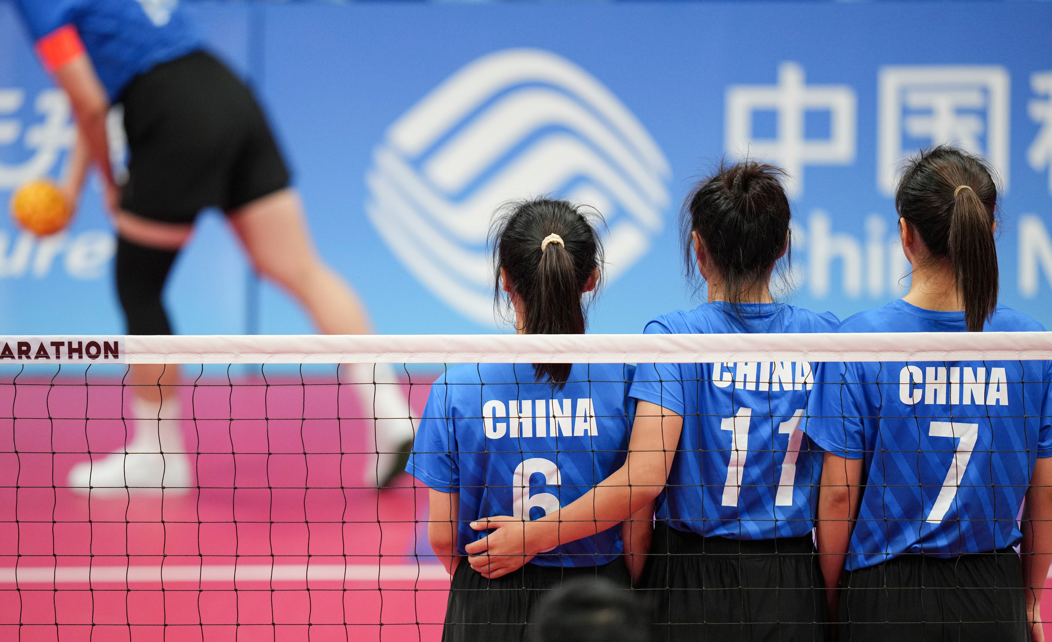 藤球——女子四人预选赛:中国队胜印度队