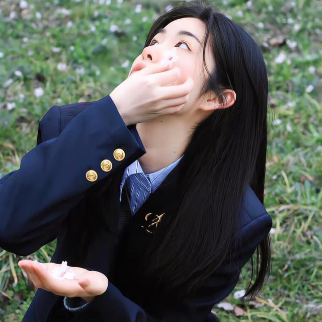 小众氛围感校园风女生头像无水印