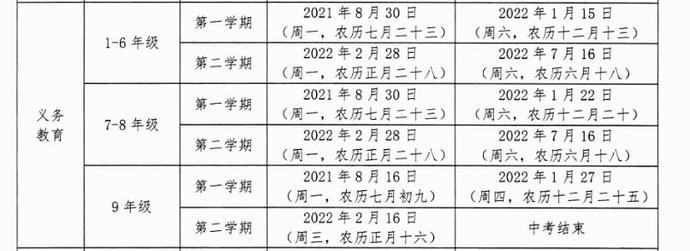 官宣!贵州省2021-2022学年中小学开学放假时间表出炉