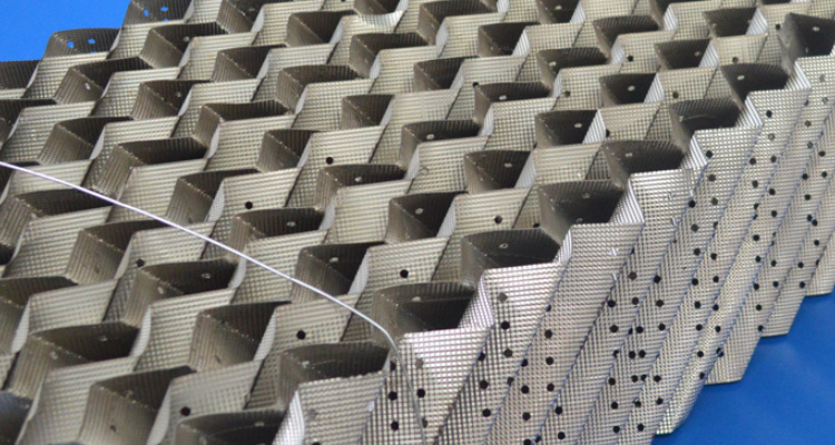 陶瓷板波纹规整填料