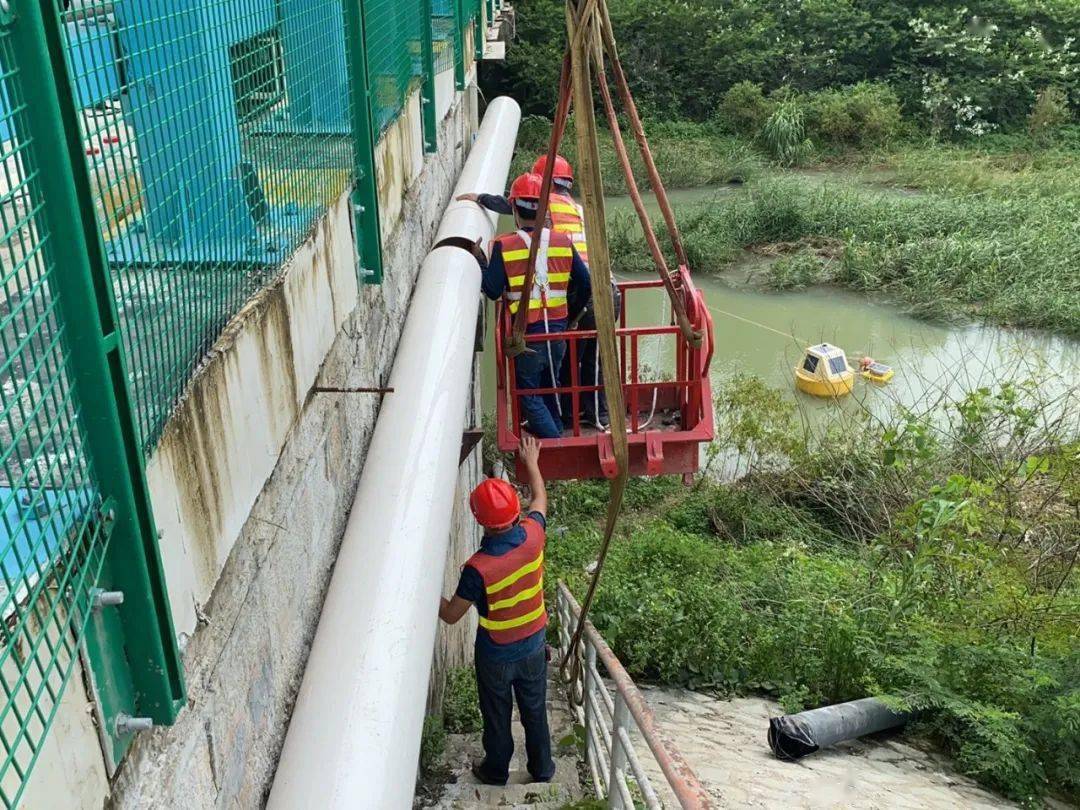 我為群眾辦實事 板頭大橋排水管更新 守住汀溪水庫