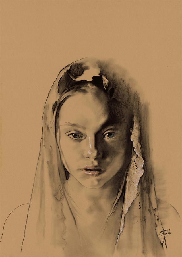 杜建奇素描艺术展正在展出,快来看