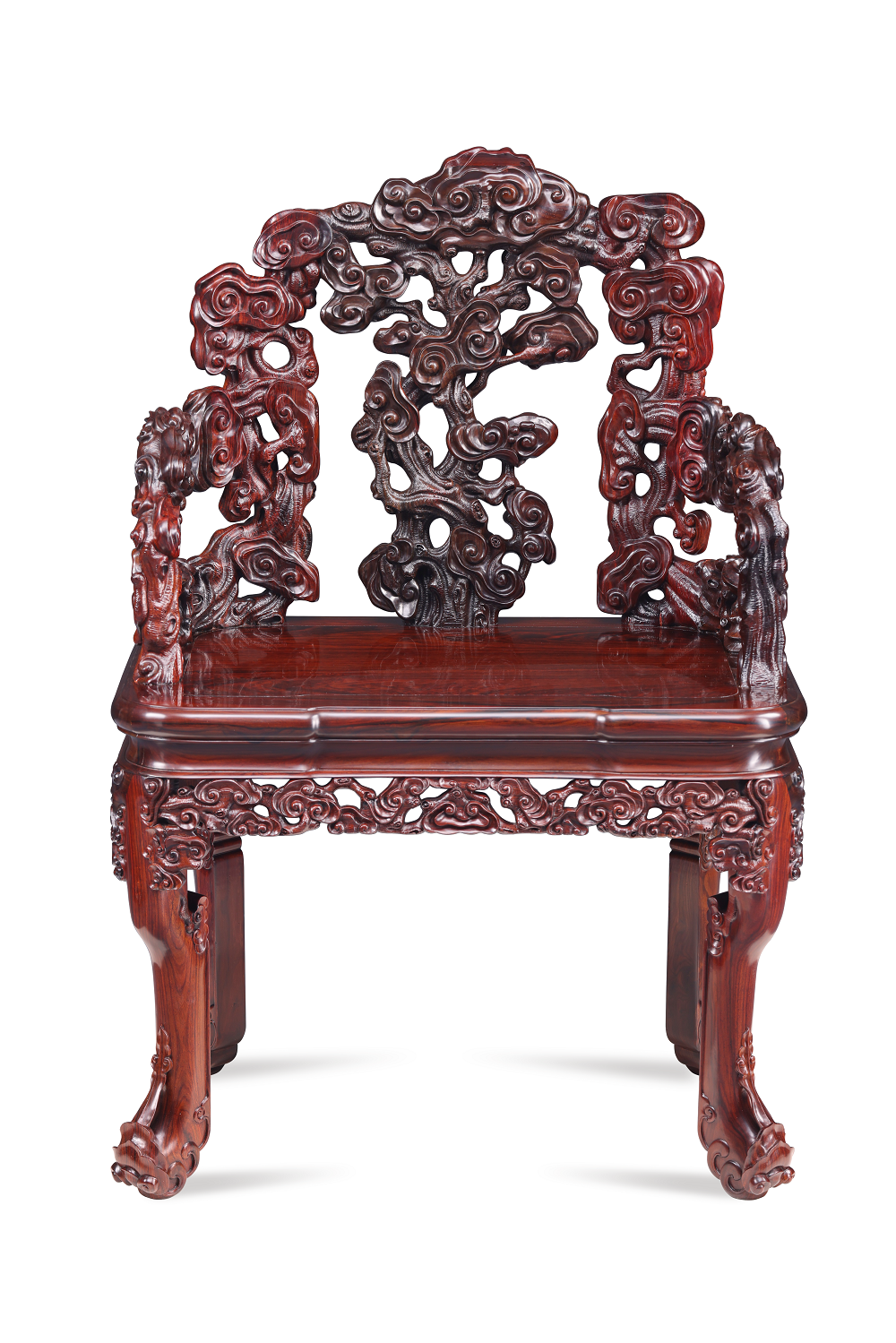 不一样的视觉审美,一比一复刻清宫旧藏灵芝宝座