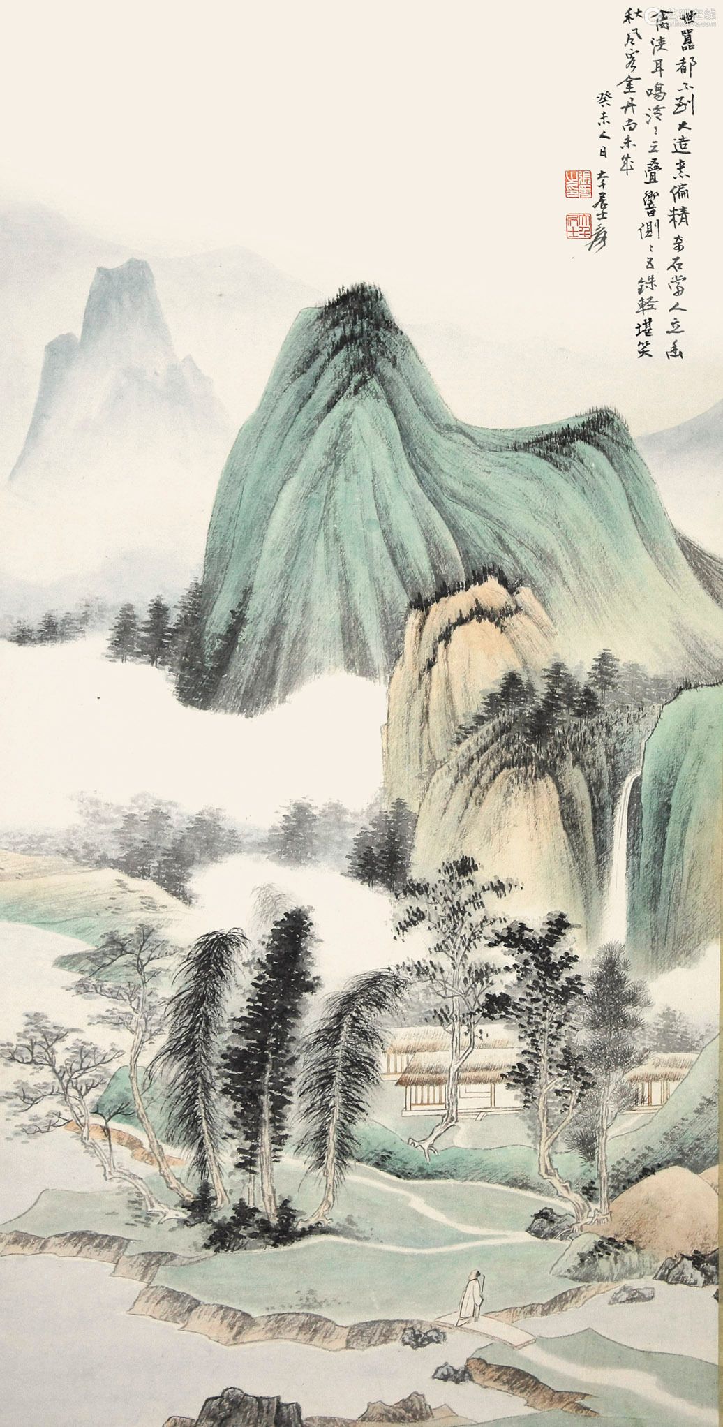 中国近代著名画家之张大千山水画作品篇