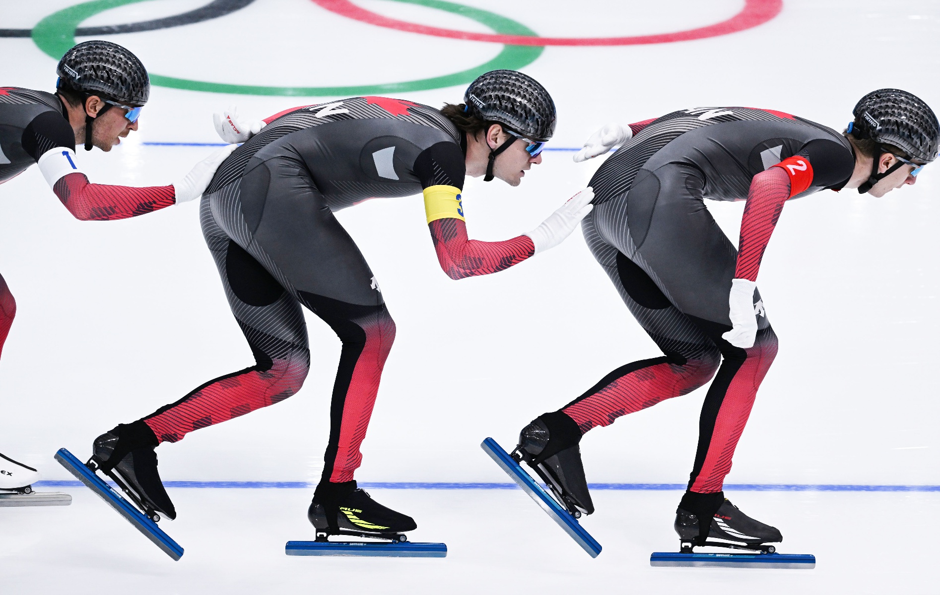 (北京冬奥会)速度滑冰——冰丝带举行第二次训练赛(4)