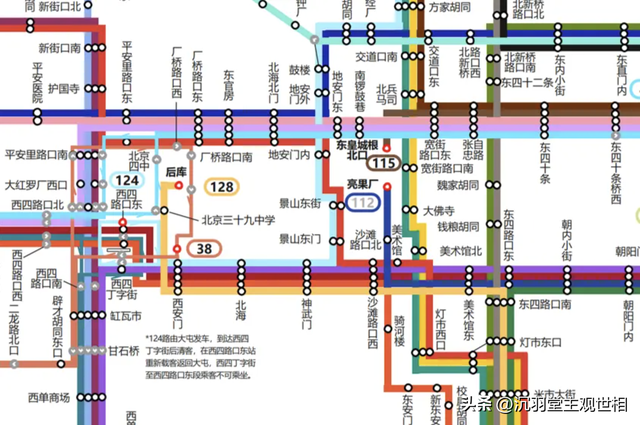 北京无轨电车线路图图片
