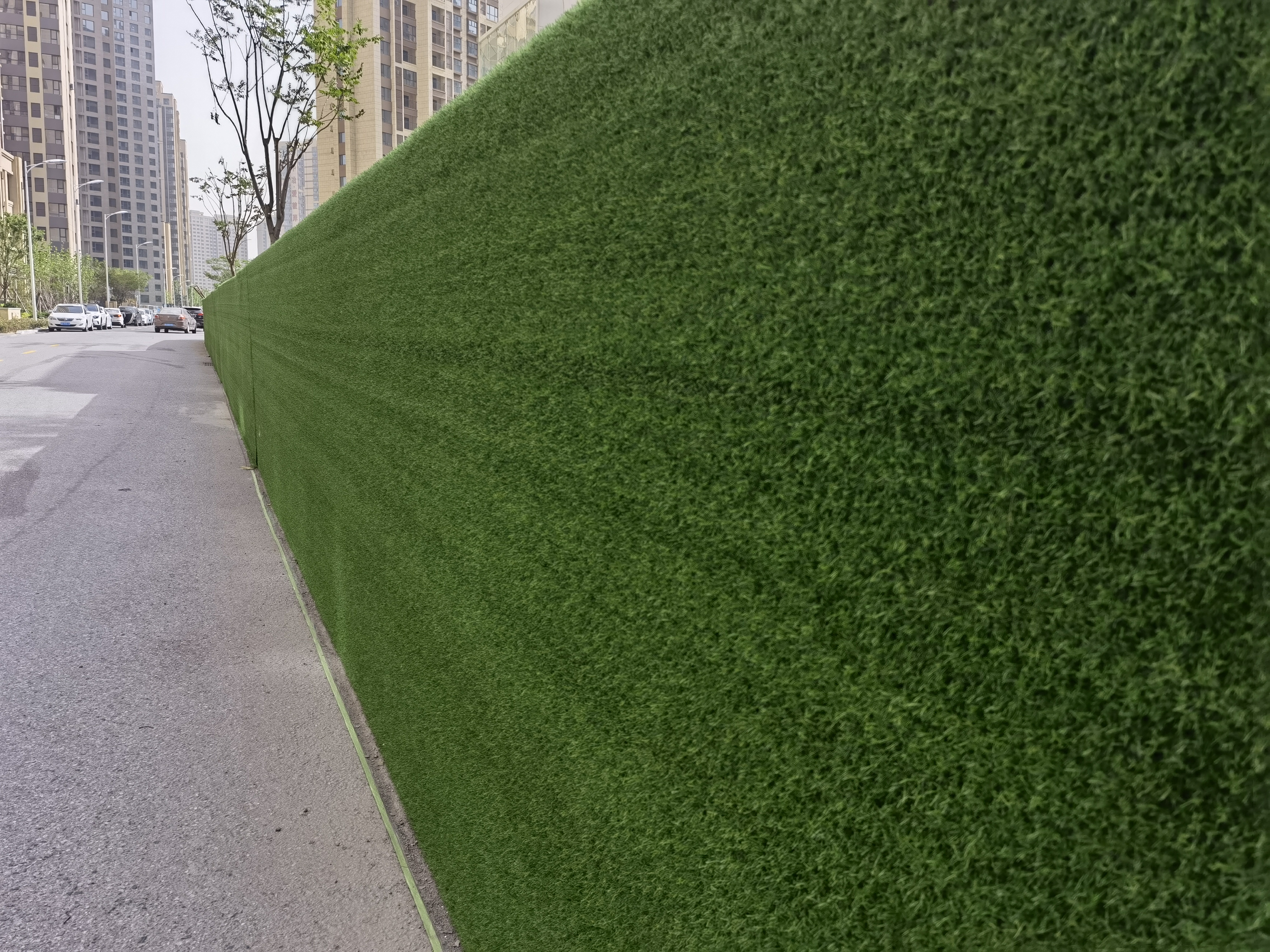 施工围挡人工草皮人造草坪