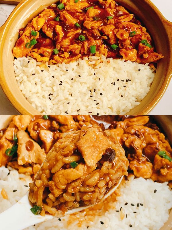 巨好吃的酱鸡蛋盖浇饭!酱香浓郁