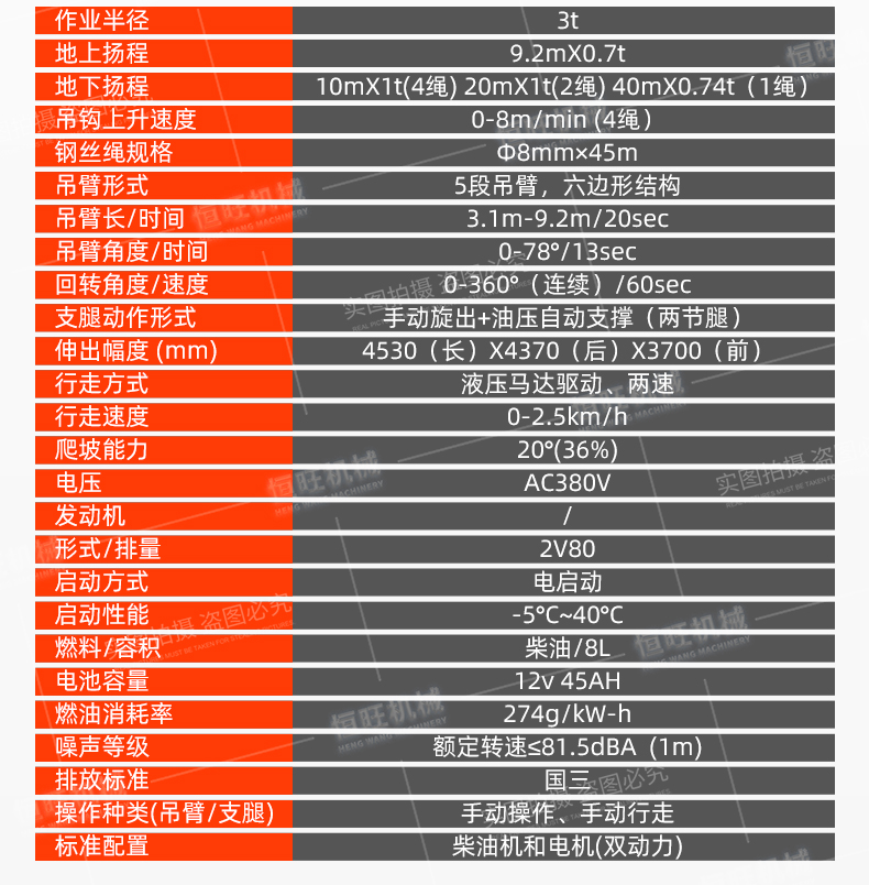 微型3吨5吨自走式蜘蛛吊 全车遥控履带起重机