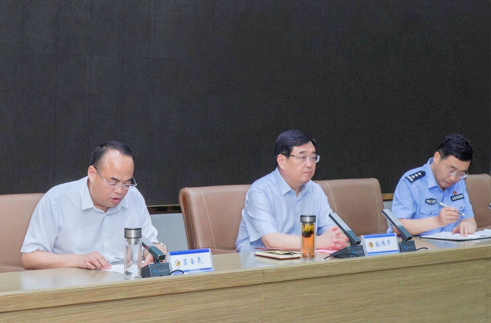 县委书记耿振华参加单县公安机关干部工作会议