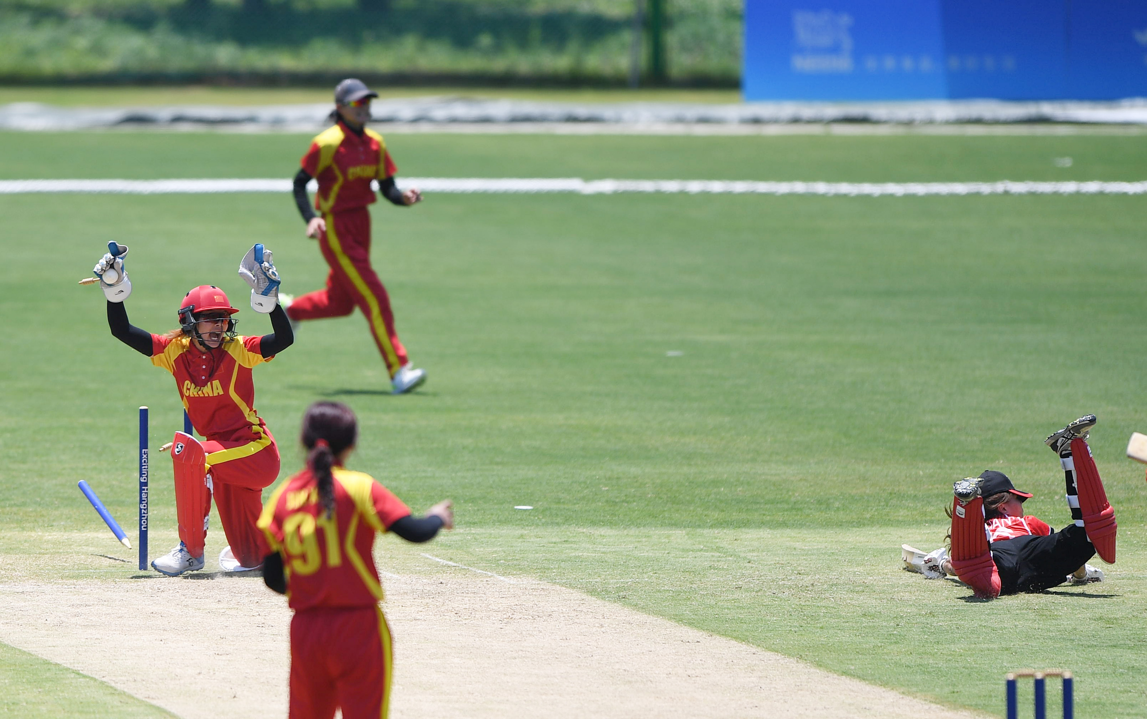 中国香港队夺得东亚杯女子板球锦标赛冠军