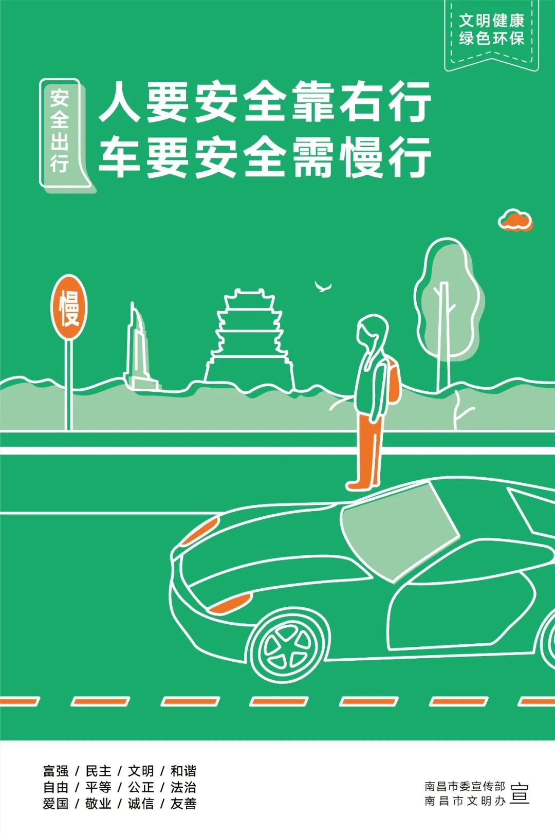 「公益海报」安全出行