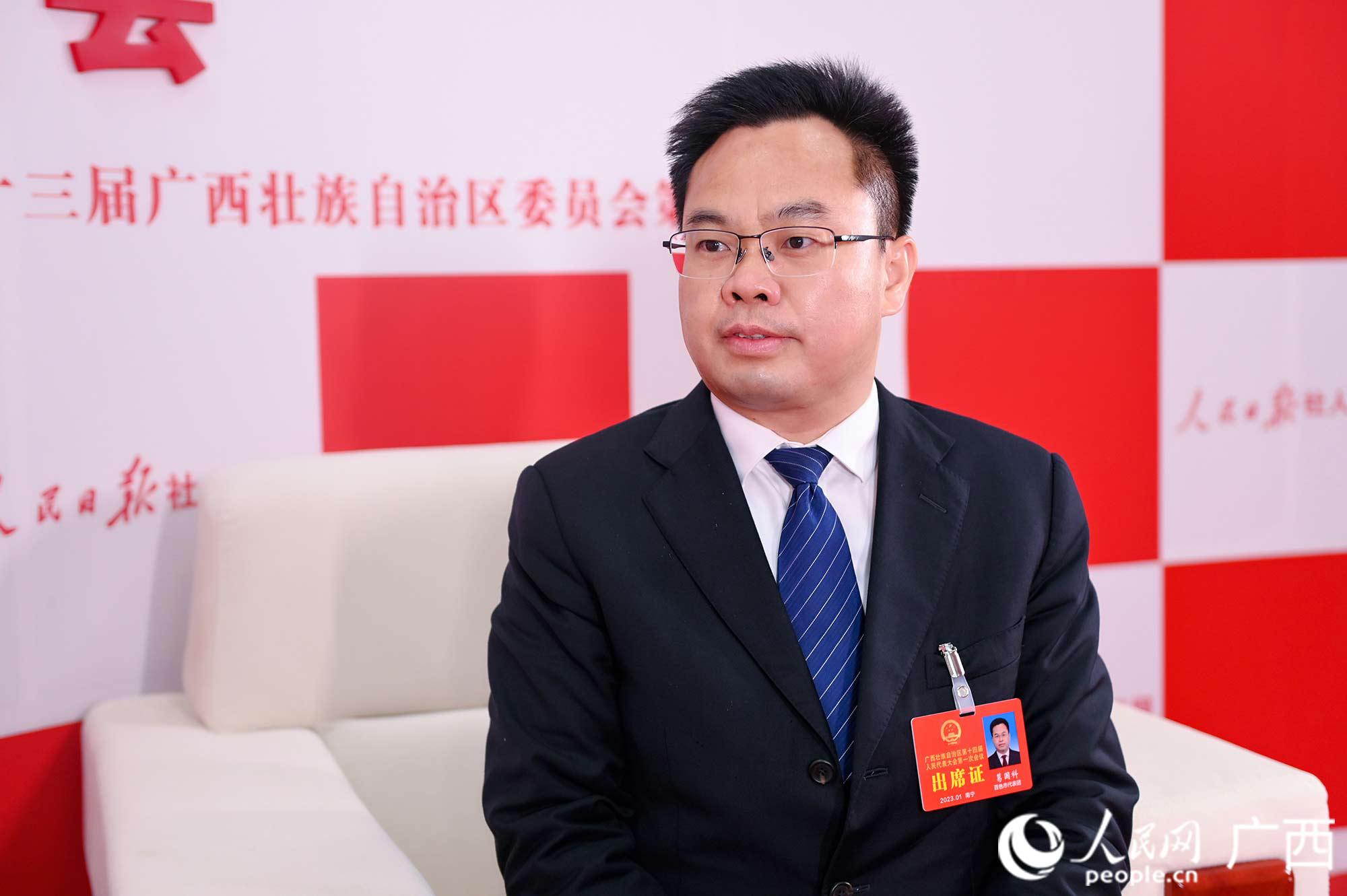 人民网专访广西人大代表,百色市市长葛国科