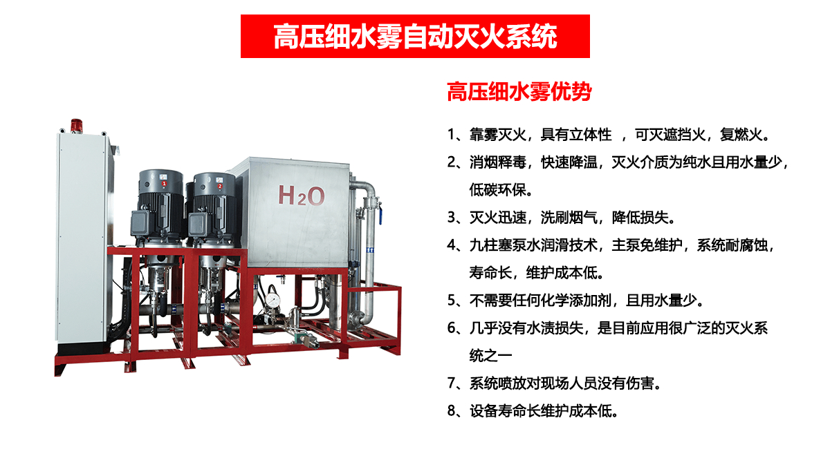 淺析高壓細水霧滅火系統與氣體滅火系統的對比