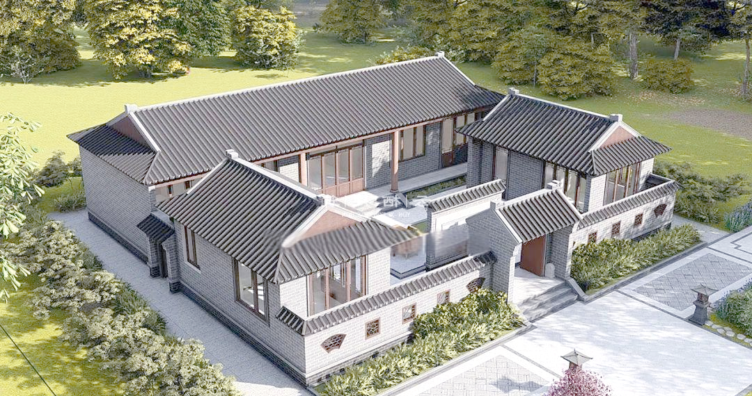 多款中式三合院别墅,展现中华传统文化的独特魅力