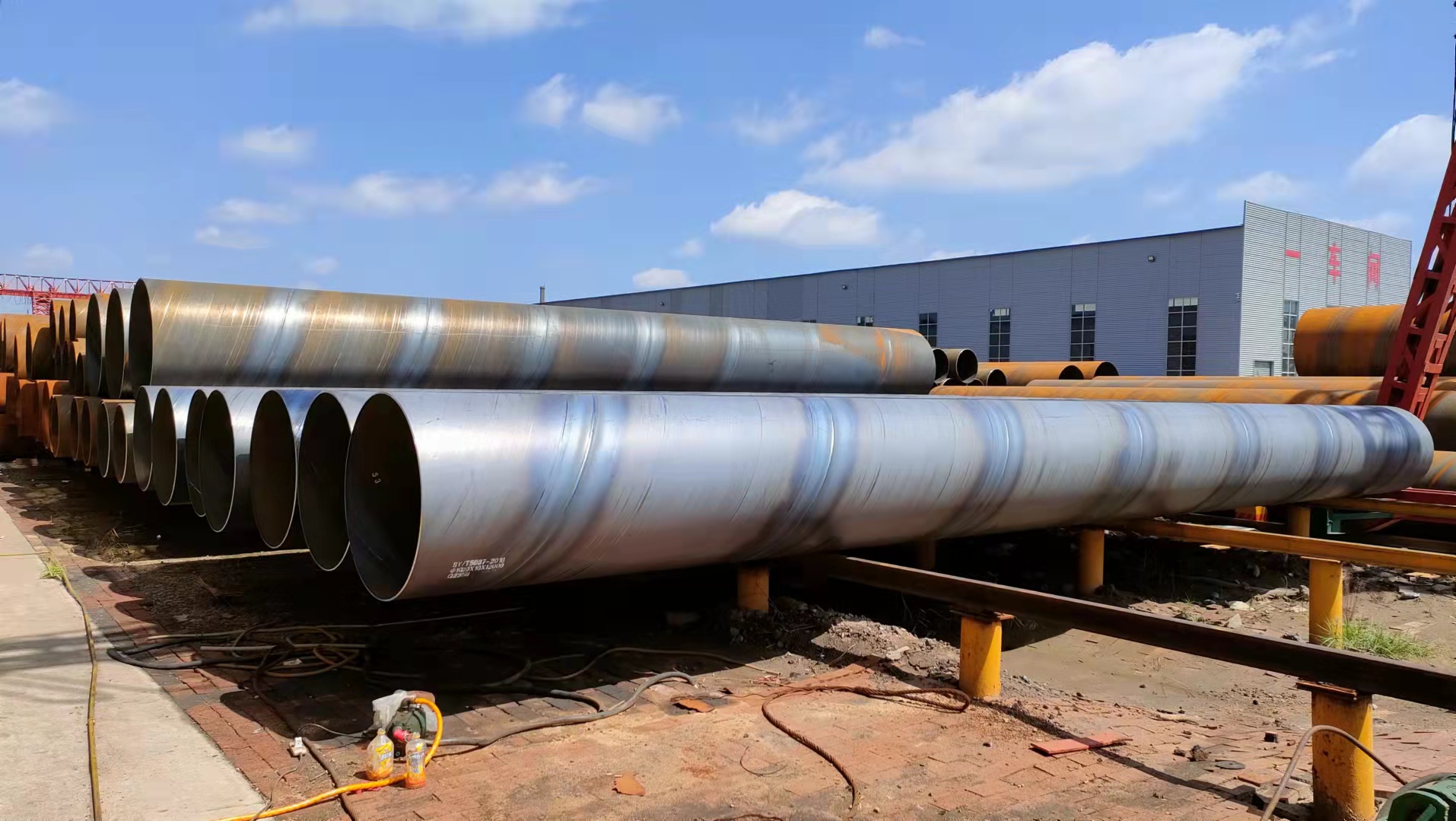 自来水输送用螺旋钢管