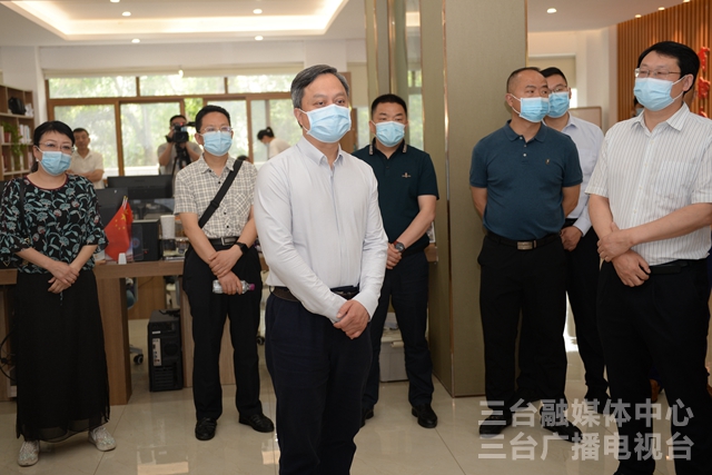 李晓骏到三台县调研智慧广电乡村工程和应急广播建设工作