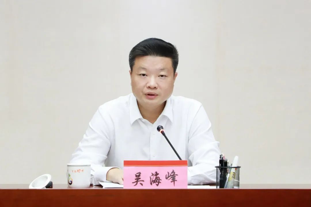 吴海峰调研优化营商环境工作